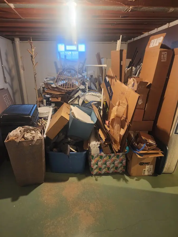 Roll-off dumpster container at job site for Construction Dumpster Rental in Reserve